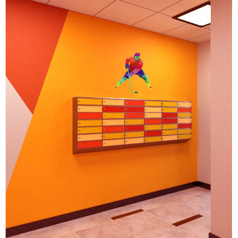 Sports Wall Decal, 10" H x 11" W