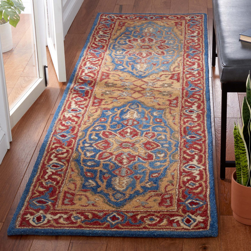 Farnhamville Hand Tufted Wool Oriental Rug, Runner 2'3" x 8'