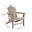 Chaise Adirondack en plastique Byrge-1371150505