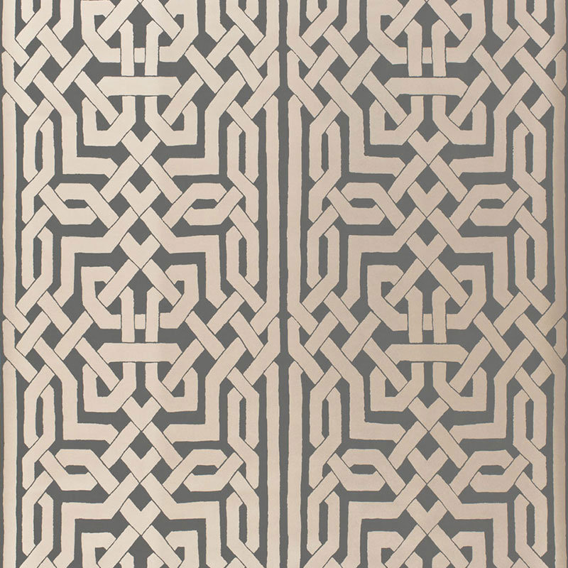 Malaga Wallpaper, Graphite