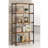 5-Shelf Bookcase In Antique Nutmeg And Black-1293410440-1293410443