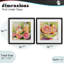Grapefruit Drinks & Fruits, ensemble de 2 impressions sous verre encadrées, design par Riley B-1515027756-1515027755