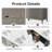 Laval 72" Double Sink Freestanding Bathroom Vanity with Engineered Marble Top-105310780-105310781