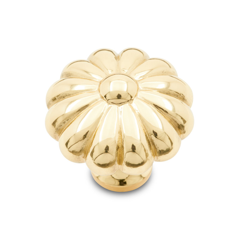 CK Series Knob, Large, Polished Brass