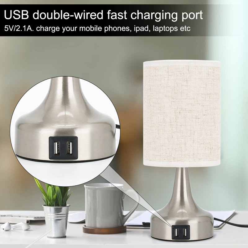 Candito Metal USB Table Lamp