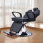Fauteuil de coiffeur robuste avec dossier inclinable - Éponge haute densité, base en acier stable, avec capuchon