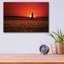 Art mural en verre Breakwater Bay «Sunrise At Ram Island Ledge» par Rick Berk-2085266875