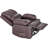 Leather Recliner Chair, Manual Recliner w/Comfortable Arms and Cup Holders for Living Room-2086238502-2108619808