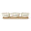 Kate Spade New York Ks What A Treat Dip Bowls W Tray S/3