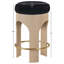 Tabouret de comptoir rembourré en velours Bocceli-1008462354-1008462365