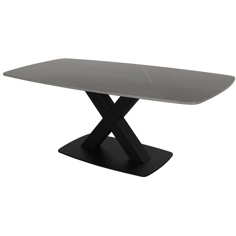 Deptula Pedestal Coffee Table, Grey