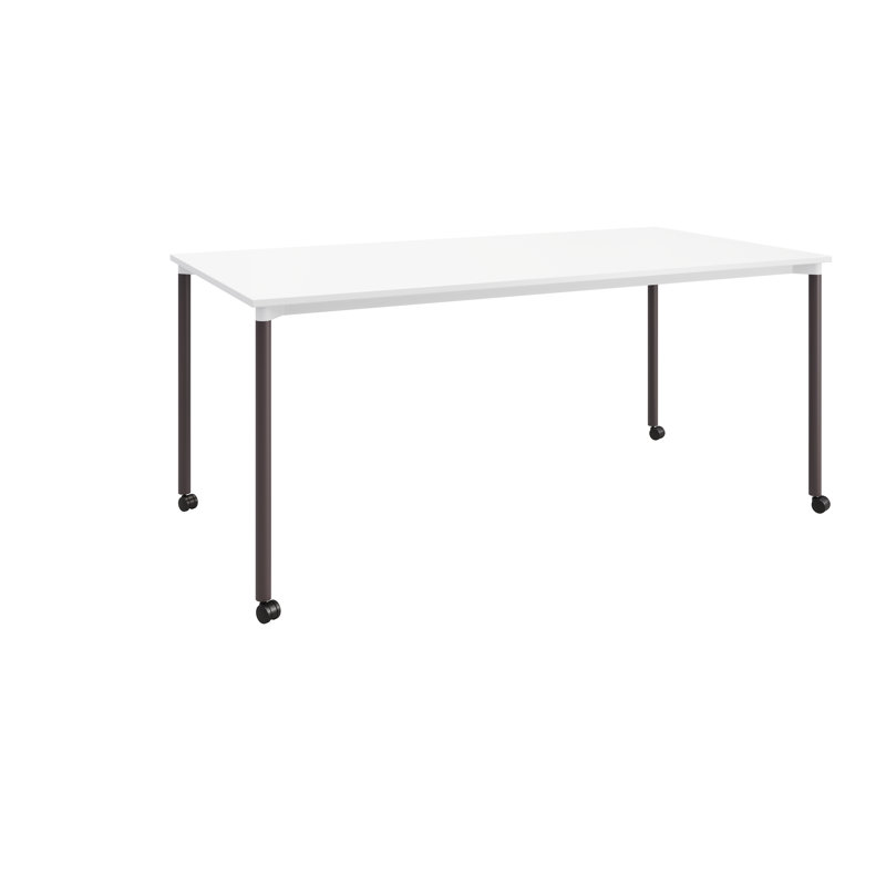 Bureau Spright, H 29 po x l 60 po x P 30 po, Blanc / café noir