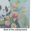 Panda Glass Cutting Board Large