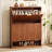 Walnut Shoe Storage Cabinet