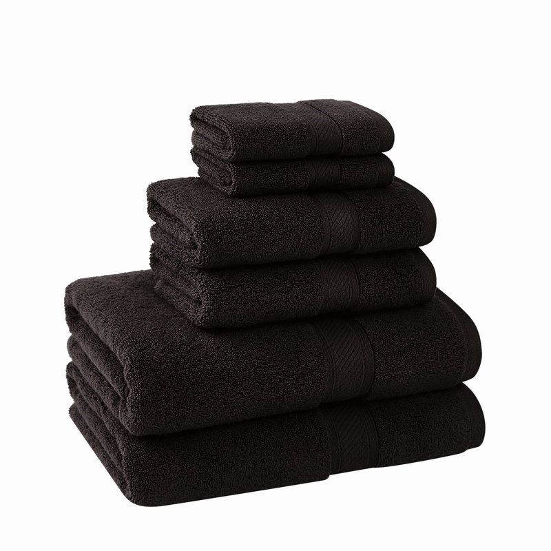  Regal Plush Towel Sets, Espresso