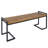 Wood And Iron Bench With Texture -Chimerical Surface