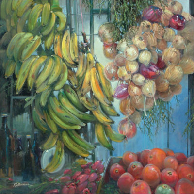 «Limon-Costa Rica» par Roger Bansemer, art mural sur toile