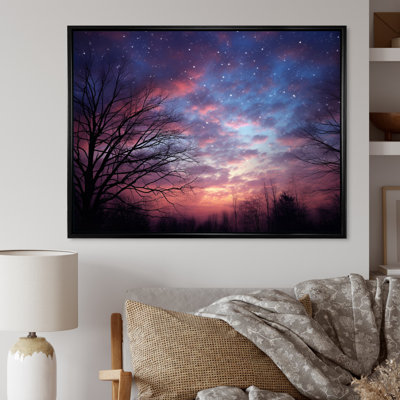 Mystic Twilight Sky Photo II - paysages, reproduction d'art sur toile