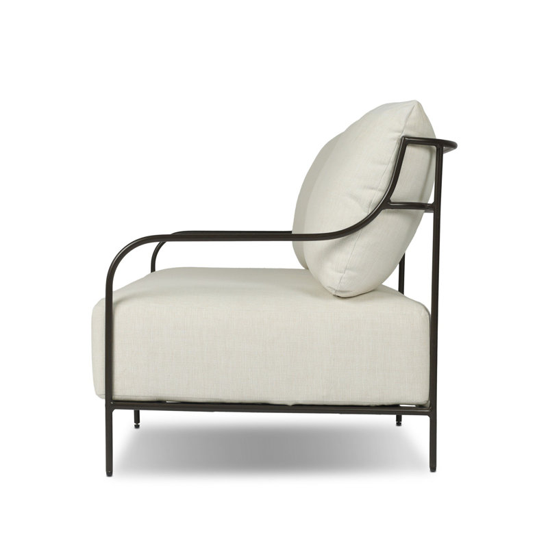 Segovia Outdoor Sofa-78"-Alessi Fawn, Vergo Cream