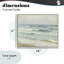 Vagues rétro sur le rivage, estampe numérique, conception par Leah Straatsma-1849507317-1849507318
