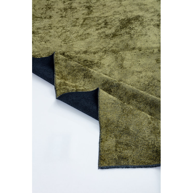 Rapture Green Abstract Luxury Area Rug, Rectangle 7'10" x 11'2"