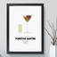 Pornstar Martini Cocktail - Picture Frame Typography-62804001-62804002