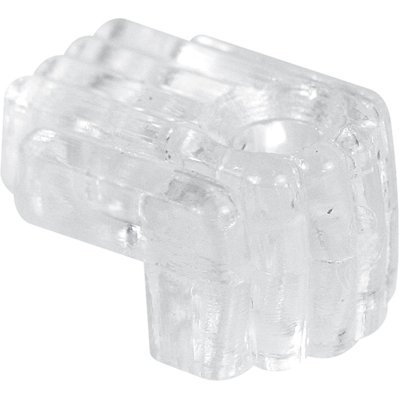 Prime-Line Clear Acrylic Mirror Clips (6 Pack), 4.80" H x 0.63" W x 1.00" D