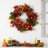 Autumn Sunflower Pumpkin Pinecone and Berries Wreath