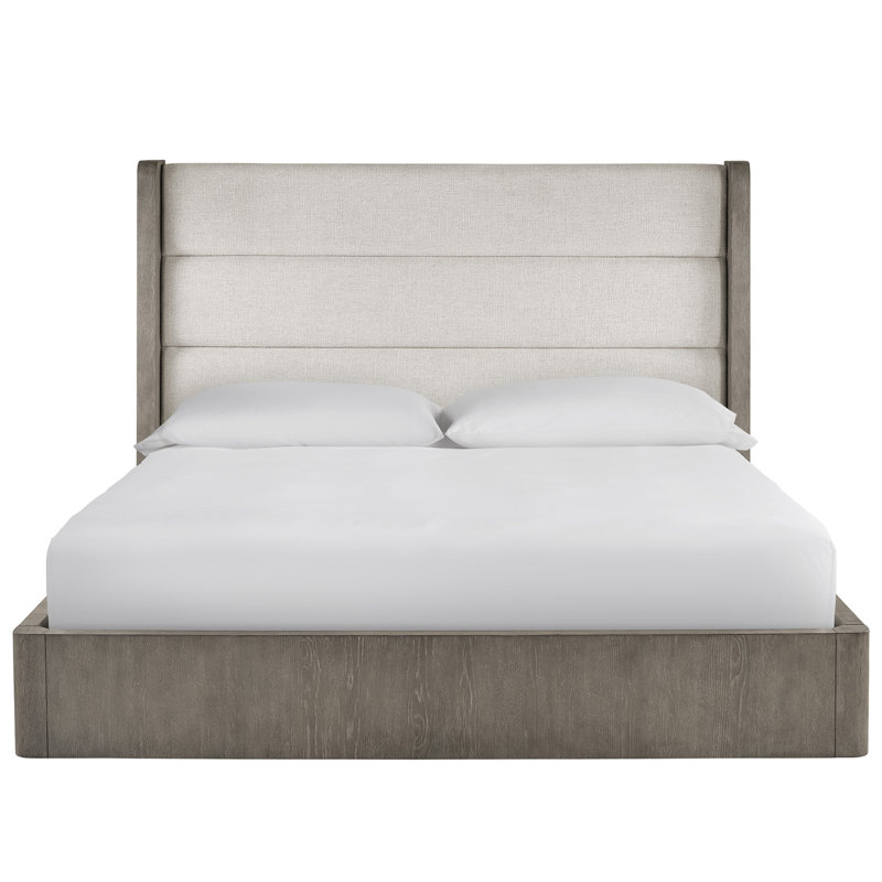 ErinnV X Universal Upholstered Wingback Bed, Queen