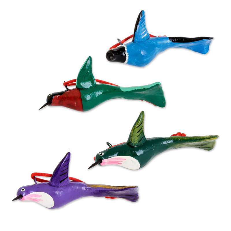 1.4'' Ceramic Animals Hanging Figurine Ornament
