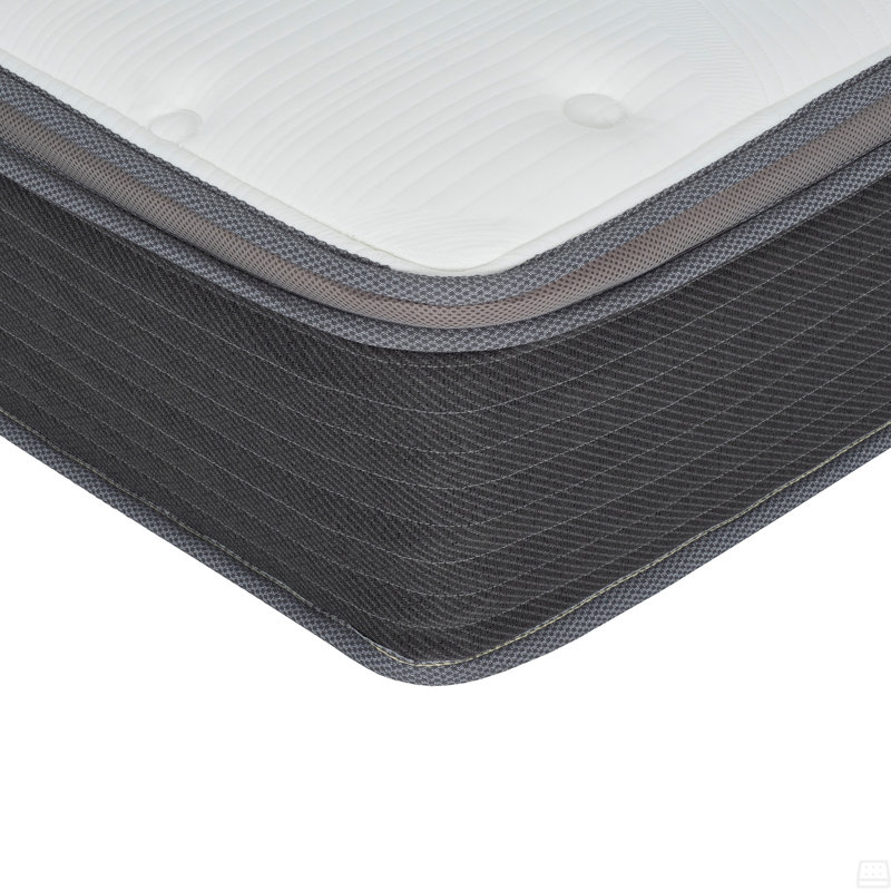 8 po Matelas hybride pleine grandeur dans une boîte, matelas à ressorts ensachés et mousse viscoélastique imprégnée de gel, soulagement de la pression, technologie de refroidissement