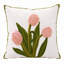 Ensemble de 2 housses de coussin Tulip 17,7 x 17,7-130628001