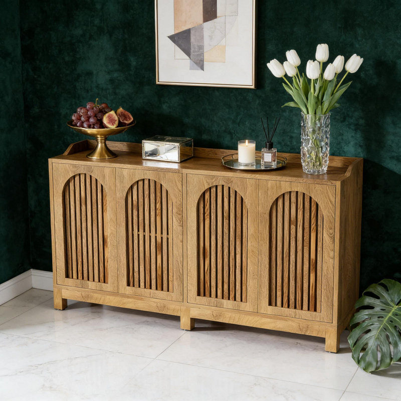 Sleek Sideboard Buffet,Storage Cabinet