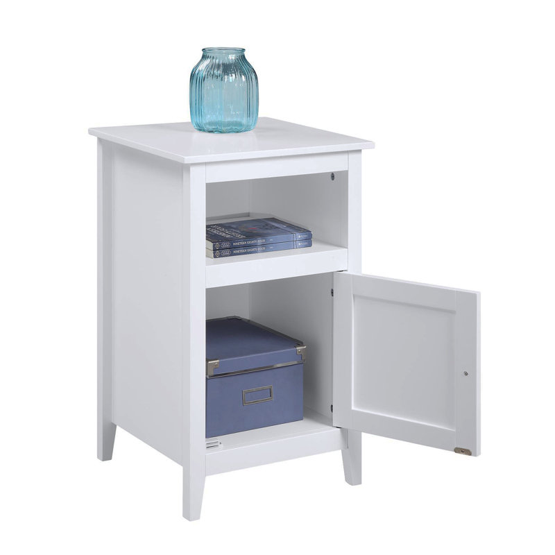 Rudolfo End Table, White