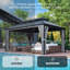 16 pi L 12 pi. D Pavillon de jardin avec double toit