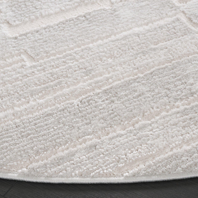 Mahiras Performance Abstract Rug, Round 6'7"