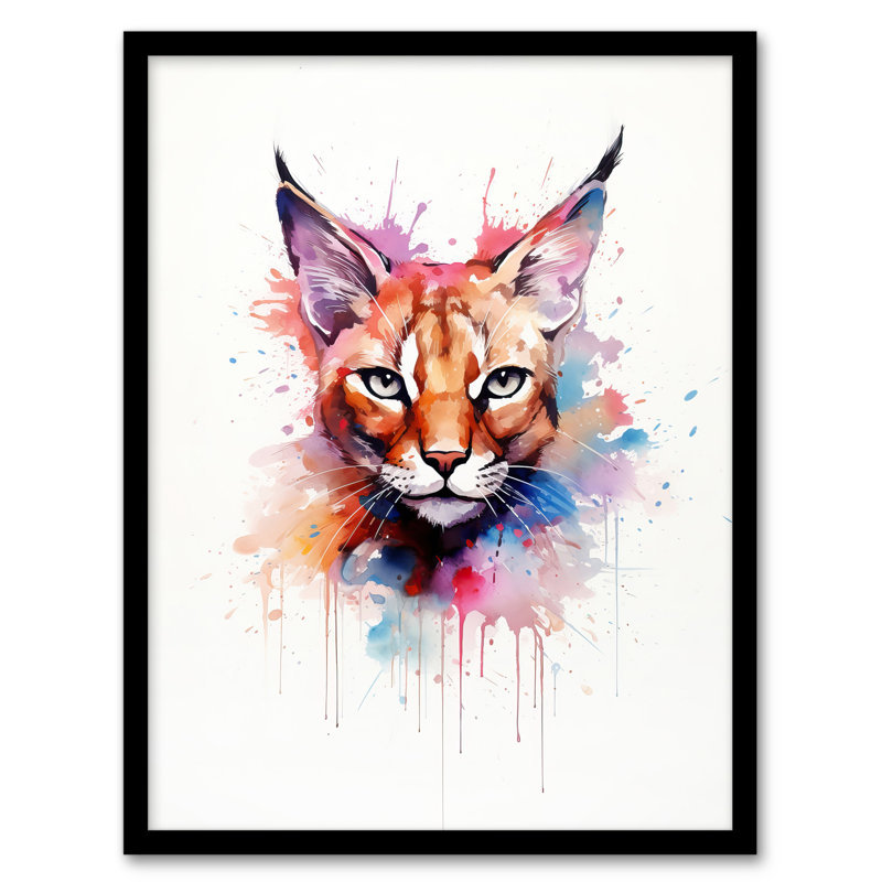 Caracal Cat - Single Picture Frame Print