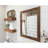 Handmade Wall Shelf, Rustic Walnut Finish, 23.6 x 5.9 x 3.5 inches | 100% Spruce Wood, Assembled & Wall-Mountable | Perfect for Living Room, Bedroom, or Office | Stylish & Functional Home Decor Solution