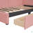 Upholstered Daybed With 2 Storage Drawers Twin Size Sofa Bed Frame No Box Spring Needed, Linen Fabric