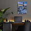 «Winter At Marshall Point» par Rick Berk, art mural en verre acrylique-38604030