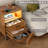 25.6''H Nightstand With Hidden Drawer, Bedside Table With Charging Station & Sensor Lights-1987951059