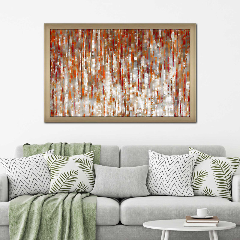 «Under His Care, Isaiah 54:17» par Mark Lawrence, reproduction d'art, Encadrement champagne, H 25,5 po x l 37,5 po x P 1 po