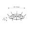 Grille ronde 24 po pour foyer