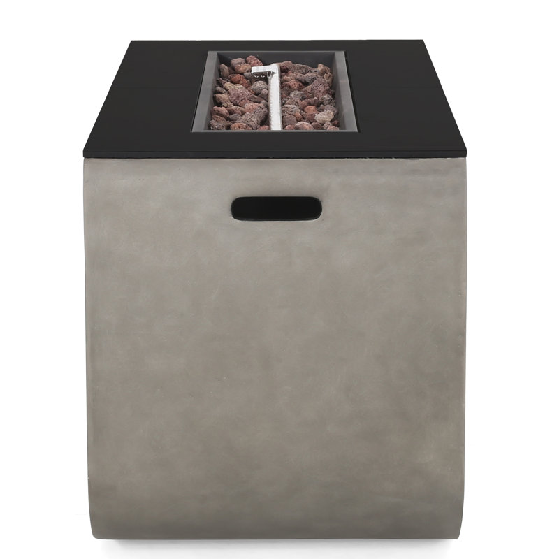 Aprell Rectangle Fire Pit Table