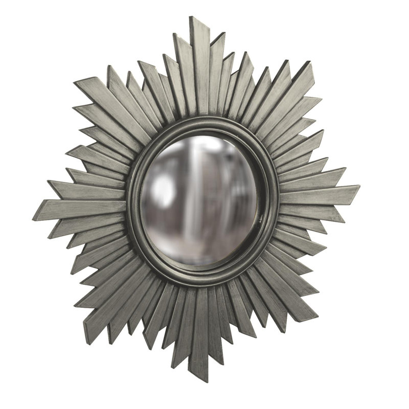 Miroir décoratif or et or moderne Sunburst, Nickel