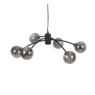 6 - Light Matte Black Pendant