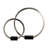 Florastine Metal and Stone Circular Sculpture with Aluminum and Marble Accents in Minimal Modern Design-86748760