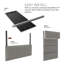 Panneau mural rétro en cuir brun selle-90473964