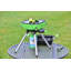 Flame King Multi-Function Portable Propane BBQ Grill Camp Stove, 9.5 x 12 Inch Cooking Surface