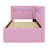 Upholstered Platform Bed With USB Ports And LED Belt, With 2 Drawers-1921460618